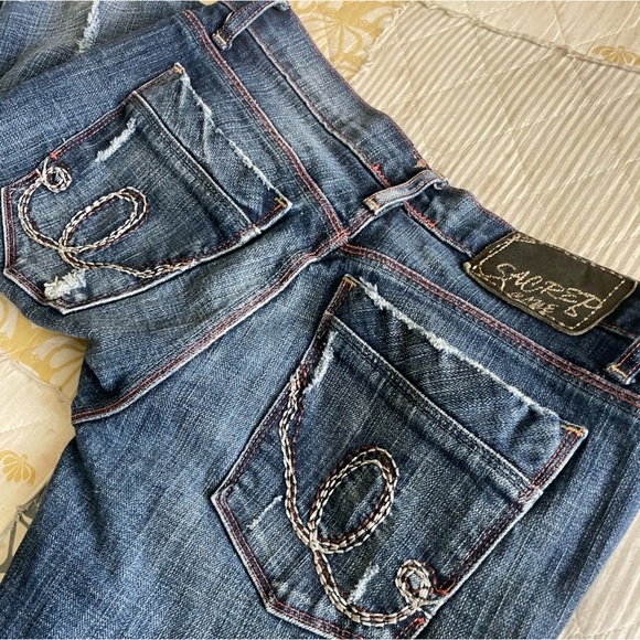 ❌SOLD❌Sacred Blue jeans👖 - Picture 5 of 5